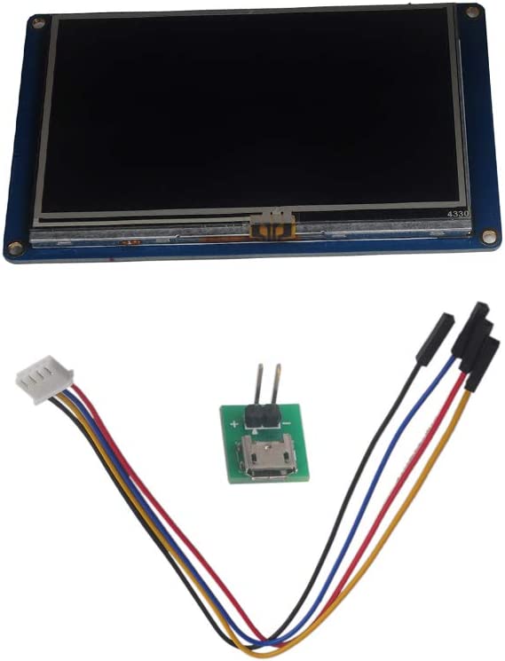 Photo 1 of NEXTION Display 4.3 inch NX4827T043 Resistive Touch Screen HMI LCD 480x272 for Arduino Raspberry Pi
