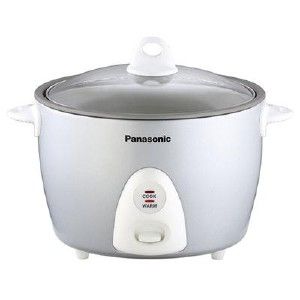 Photo 1 of Panasonic SR-G10FGL Rice, Steamer and Multi-Cooker, 5.5 cups (Uncooked), 11-Cups One-Step Automatic Cooking, Silver, 5.5 Cups uncooked/11 Cups cooked
