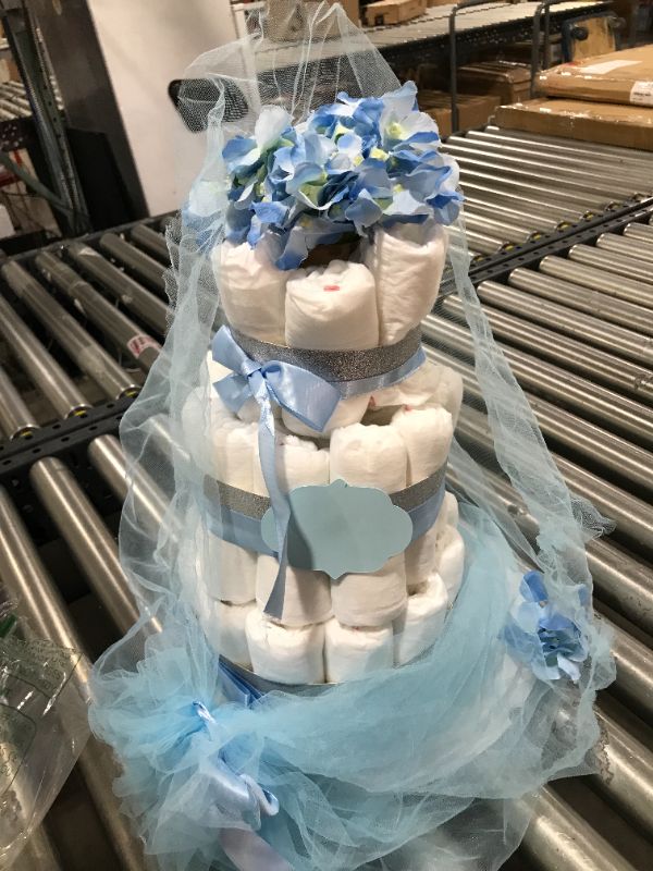 Photo 1 of 3 Tier Diaper Cake