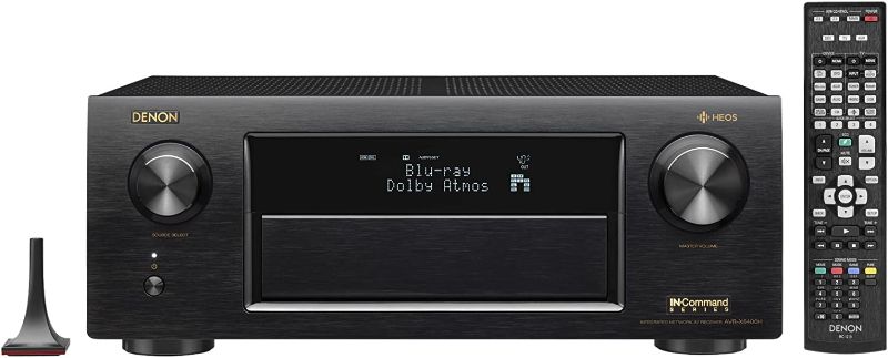 Photo 1 of Denon AVR-X6400H 11.2CH 4K Ultra HD AV Receiver Cutting Edge Home Theater System with HEOS,3D Audio and Amazon Alexa Voice Control
