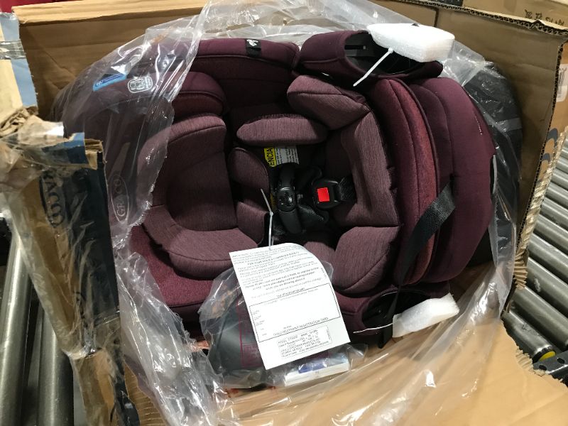 Photo 2 of Diono Radian 3R, 3-in-1 Convertible Car Seat, Rear Facing & Forward Facing, 10 Years 1 Car Seat, Slim Fit 3 Across, Jet Black
