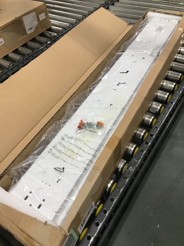 Photo 1 of AntLux 50W LED Wraparound Light 4FT Flush Mount Garage Lights, 5600 Lumens, 4000K, 4 Foot LED Wrap Around Light, Integrated Linear Shop Puff Ceiling Lighting Fixture for Workshop, Office, Kitchen

