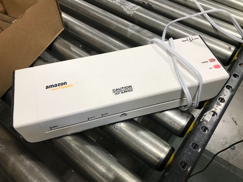 Photo 2 of Amazon Basics 9-Inch Thermal Laminator Machine
