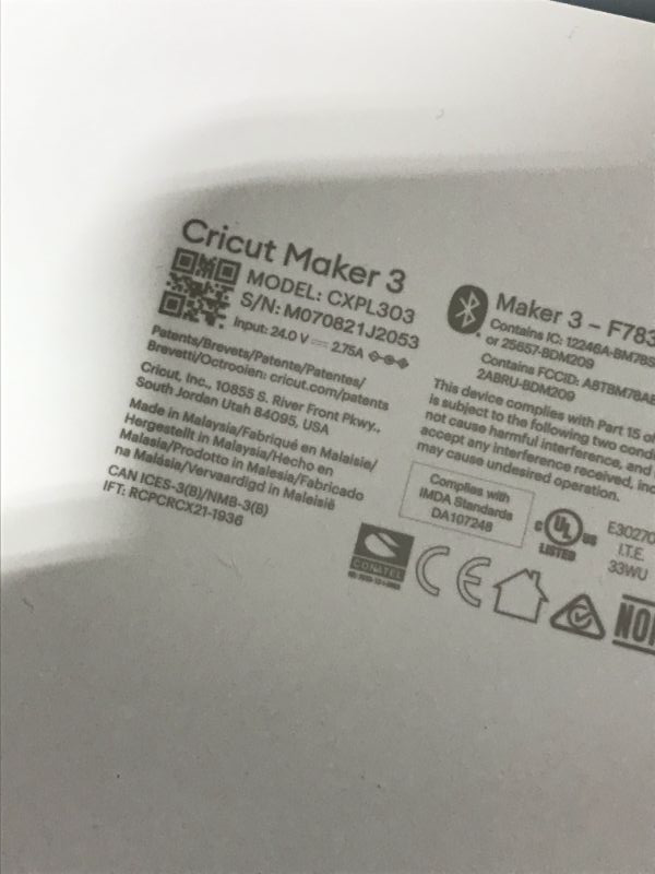 Photo 5 of Cricut Maker 3 - Smart Cutting Machine, 2X Faster & 10X Cutting Force, Matless Cutting with Smart Materials, Cuts 300+ Materials, Bluetooth Connectivity, Compatible with iOS, Android, Windows & Mac
