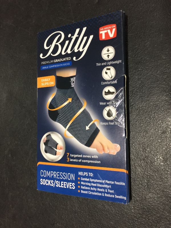 Photo 2 of Bitly Plantar Fasciitis for Women and Men Socks Foot and Ankle Compression Sleeve