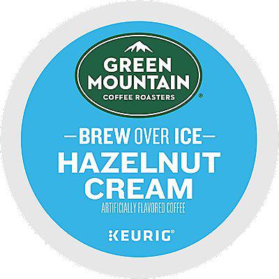 Photo 1 of 12 Ct Green Mountain Coffee Brew Over Ice Hazelnut Cream Coffee K-Cup ® Pods. Coffee - Kosher Single Serve Pods
