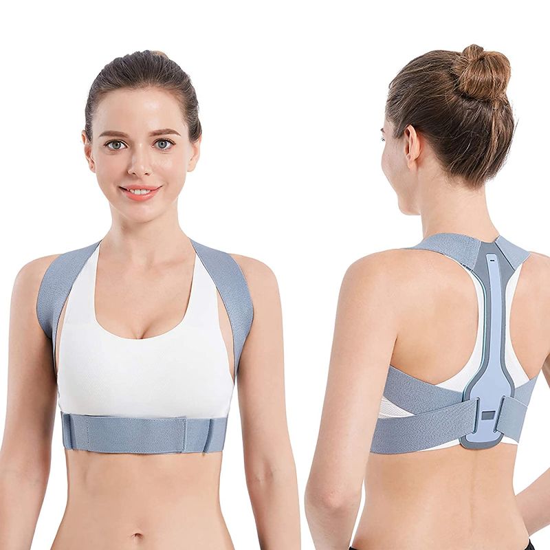 Photo 1 of Posture Corrector for Women and Men, Upper Back Brace Straightener Posture Corrector for Clavicle Chest Support XL
