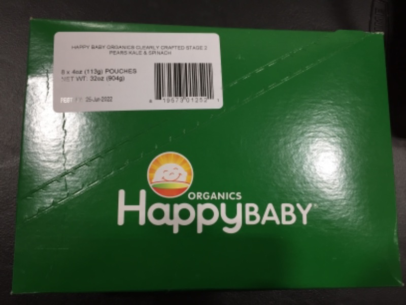 Photo 2 of Happy Family Clearly Crafted Apples Blueberries & Oats Baby Meals - 4oz
