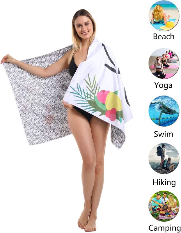 Photo 1 of Bride Gifts Oversized Microfiber Pool Beach Towel - 72"x36"Quick Fast Dry Sand Free Extra Large Big Outdoor Travel Swim Blanket Yoga Mat Personalized Gift for Wedding Bridal Shower Bachelorette Party

