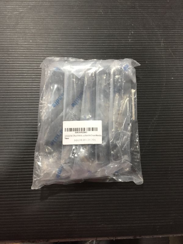 Photo 1 of 5 Pack Black Cabinet Pulls 3-3/4 Inch Square Cabinet Handles Matte Black Kitchen Hardware for Cabinet Drawer Pulls Come with Screwdriver