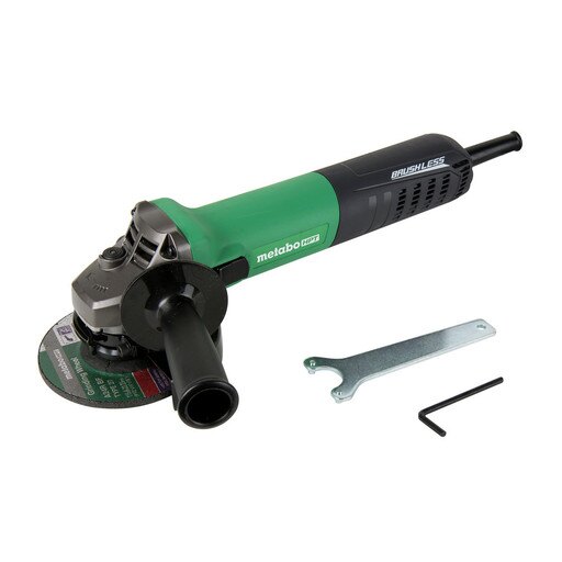 Photo 1 of Metabo HPT AC Brushless 4-1/2 Angle Grinder Variable Speed 12-Amp Motor 2,800 - 10,000 Rpm 1,300W Slide Switch W/