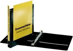 Photo 1 of 90620 Economy Value Clear Vue Round Ring Binder, 1 in , Packaging, Black
 