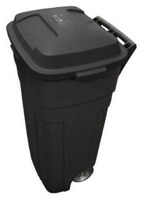 Photo 1 of ***1 CAN**NO LID**Rubbermaid 7208408 34 gal Wheeled Refuse Can - 
