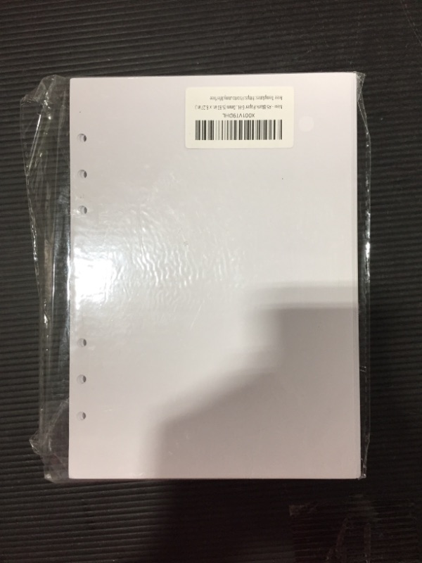 Photo 1 of A5 Blank Paper 6-Hole Punched
