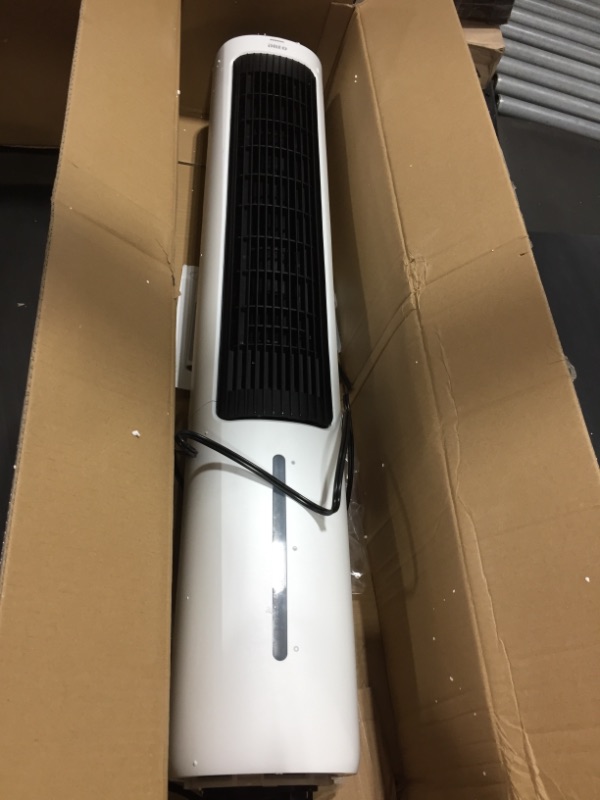 Photo 3 of Dreo Evaporative Air Cooler, 40" Tower Fans that Blow Cold Air, Cooling Fan with 80° Oscillating, Ice Packs, Touch and Remote Control, 3 Modes, 3-Speed Quiet Floor Fan, White, Large, DR-HEC001-N (B09Z2YQWYZ)
