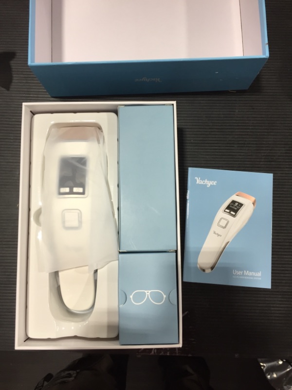 Photo 1 of Yachyee Laser Hair Removal Device for Women and Men Permanent with Ice Cooling Function IPL Hair Removal at-Home Upgraded to 999,999 Flashes for Face Armpits Legs Arms Bikini Line Comes with Goggles (B097MKCJXY)

