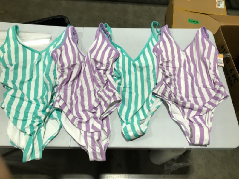 Photo 1 of Box Lot of Assorted One Piece Swimsuits Various Sizes