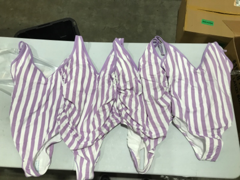 Photo 1 of Box Lot of Assorted One Piece Swimsuits Various Sizes