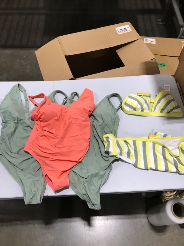 Photo 1 of Box Lot of Assorted Swimwear Various Sizes