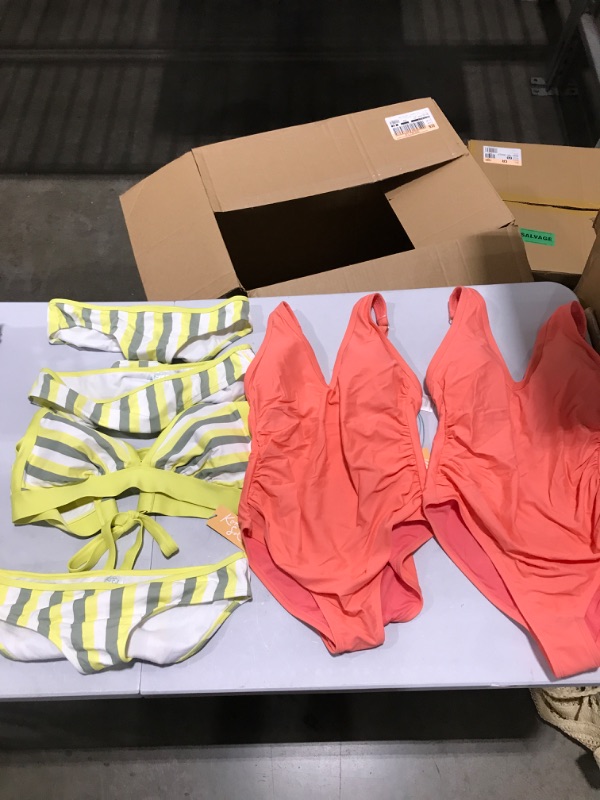 Photo 1 of Box Lot of Assorted Swimwear Various Sizes