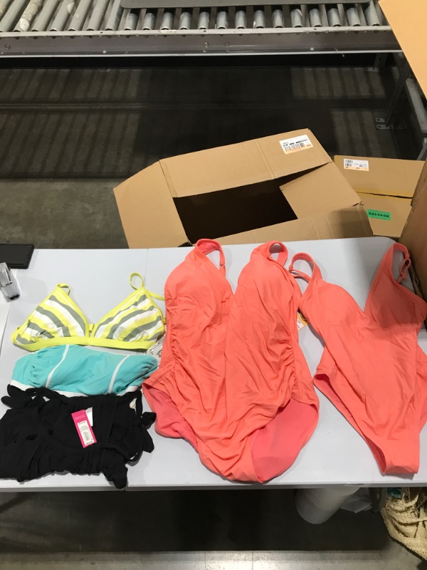 Photo 1 of Box Lot of Assorted Swimwear Various Sizes