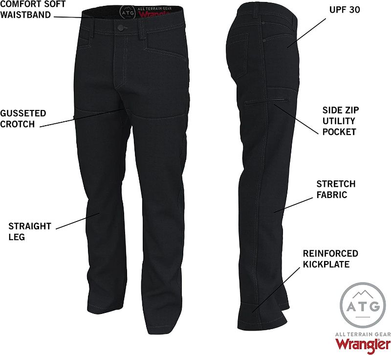 Photo 2 of ATG by Wrangler Men's Synthetic Utility Pant SIZE 34 X 32
