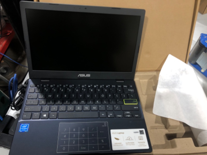 Photo 2 of ASUS Laptop L210 11.6” Ultra Thin Intel Celeron N4020 Processor 4GB RAM 64GB EMMC Storage Windows 10 Home in S Mode with One Year of Office 365