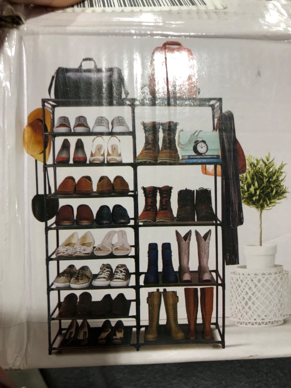 Photo 1 of  9 Tier Large Shoe Rack - Sturdy Shoe Storage Organizer 