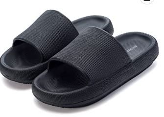 Photo 1 of BRONAX Cloud Slides for Women and Men | Shower Slippers Bathroom Sandals | Extremely Comfy | Cushioned Thick Sole 6-7 women 4.5-5.5 men