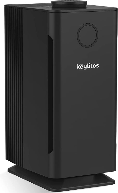 Photo 1 of Keylitos HEPA Filter Air Purifier for Home Office Large Room up to 560ft², H13 HEPA CADR Quiet Air Filter Cleaner for Odor Eliminator, Eliminates Germs, Filters Allergies, Pollen, Smoke, Dust Pet Dander, Mold Odors (Black)
