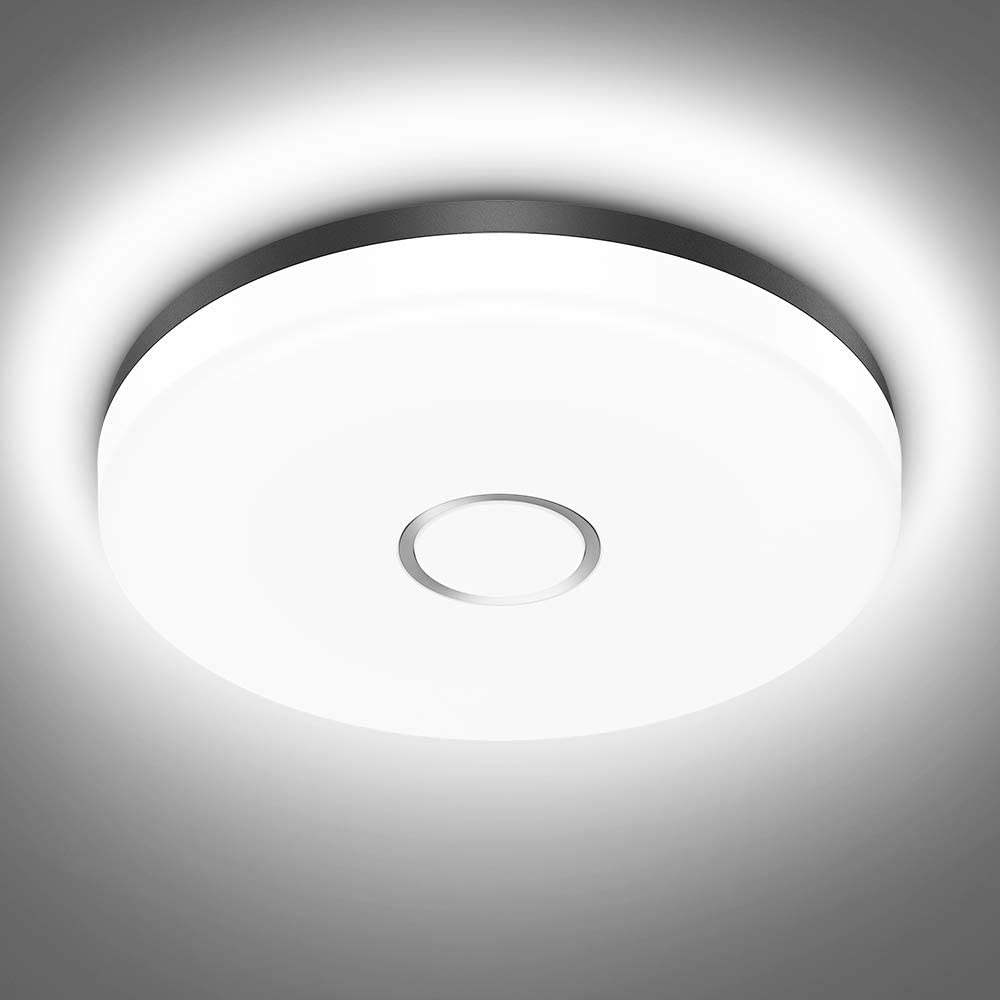 Photo 1 of iMaihom 18W LED Ceiling Light, 6000K Daylight White CRI 90+ Round Ceiling Light Fixture, 1600LM IP54 Waterproof Flush Mount Ceiling Lamp for Bathroom, Kitchen, Bedroom, Living Room, Hallway
