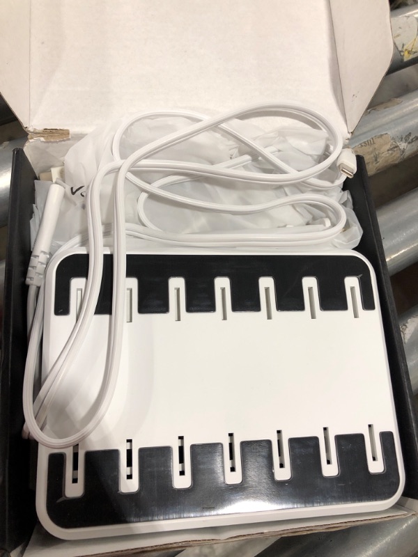 Photo 2 of Charging Station for Multiple Devices, MSTJRY 5 Port Multi USB Charger Station with Power Switch Compatible with iPhone iPad Cell Phone Tablets (Not exact as stock)
