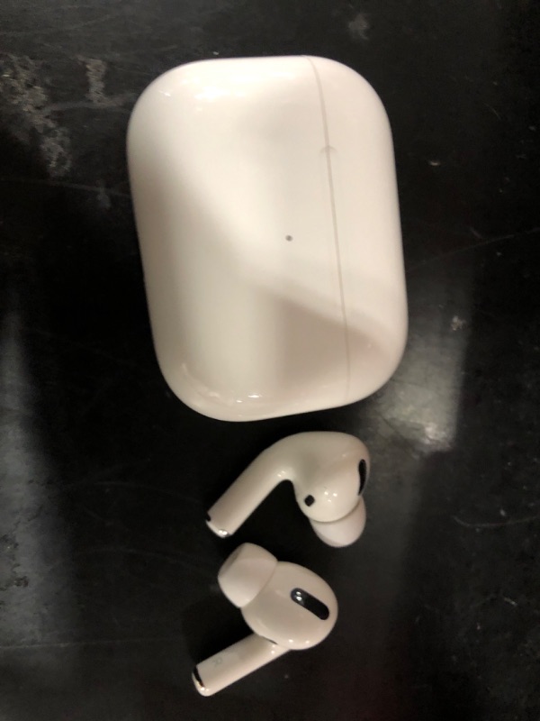 Photo 2 of Apple AirPods Pro Wireless Earbuds with MagSafe Charging Case. Active Noise Cancelling, Transparency Mode, Spatial Audio, Customizable Fit, Sweat and Water Resistant. Bluetooth Headphones for iPhone
