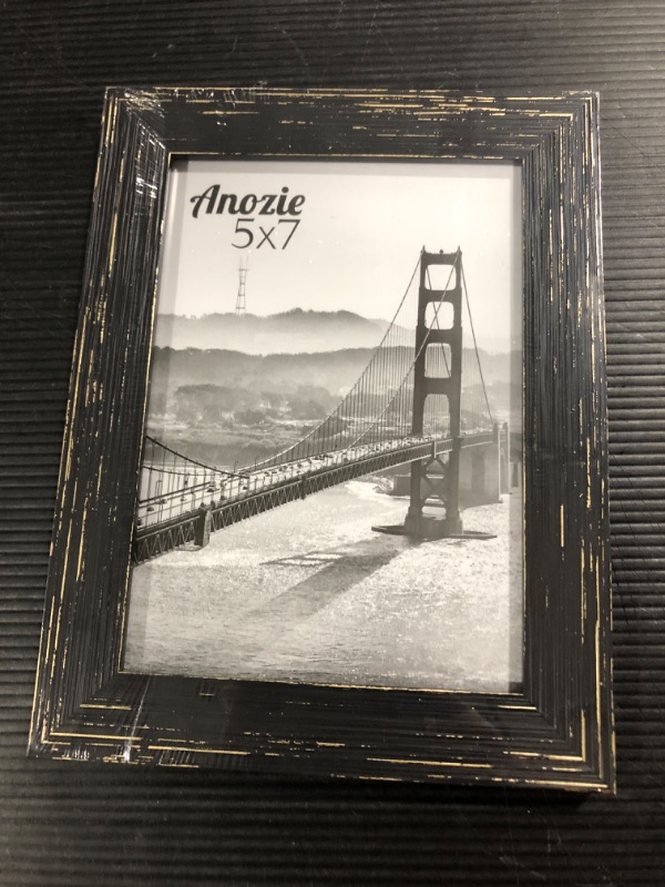 Photo 1 of 5' X 7' PICTURE FRAME 
GOLD & BLACK 