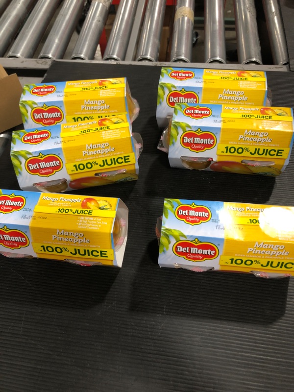 Photo 2 of (4 Cups) Del Monte Mango Pineapple Tidbits Fruit Cups in Juice, 4 oz, 6pc
Expiration Date: 09/23/2022