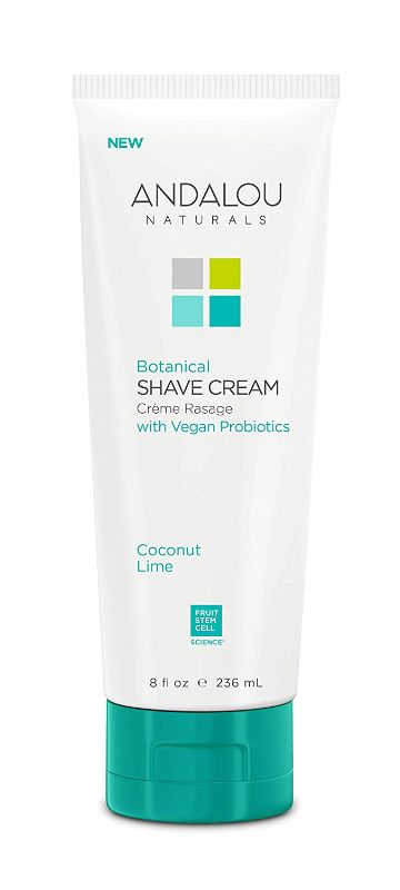 Photo 1 of Andalou Naturals Coconut Lime Botanical Shave Cream, 8 Ounce
