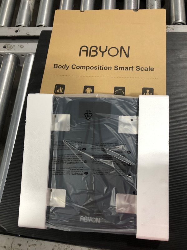 Photo 2 of ABYON Bluetooth Smart Bathroom Scale for Body Weight Digital Body Fat Scale