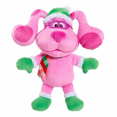 Photo 1 of Blue's Clues & You! Holiday Magenta, 15-Inch Large Plush, Stuffed Animal, Magenta Dog, by Just Play
