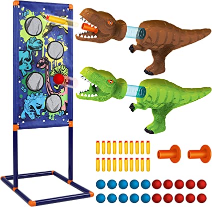 Photo 1 of LOL-FUN Shooting Game Toys for 6 7 8 Year Old Boys and Girls, Dinosaur Gun Toys for Kids Gift
