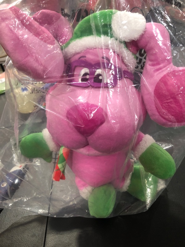 Photo 2 of Blue's Clues & You! Holiday Magenta, 15-Inch Large Plush, Stuffed Animal, Magenta Dog, by Just Play
