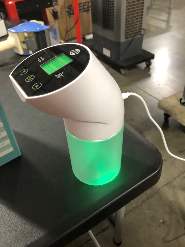 Photo 1 of Automatic Soap Dispenser Touchless, 600ml/20oz Electric Liquid Soap Dispenser 2 Level, Waterproof Battery/DC Auto Dishwashing Soap Dispenser for Bathroom/Hotel/Kitchen/Office
