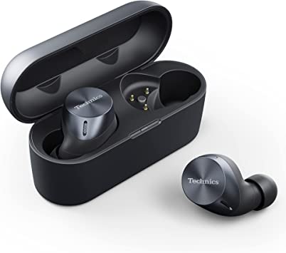 Photo 1 of Technics HiFi True Wireless Multipoint Bluetooth Earbuds with Advanced Noise Cancelling, Impressive Call Quality Using JustMyVoice Technology, Alexa Built in, EAH-AZ60-K (Black)
