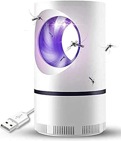 Photo 1 of Mosquito Killer Lamp Electric Mosquito Killer Trap Mosquito Light Insect Killer Indoor & Outdoor,Mosquito Exterminator for Fly Control,Suction Fan (White)
