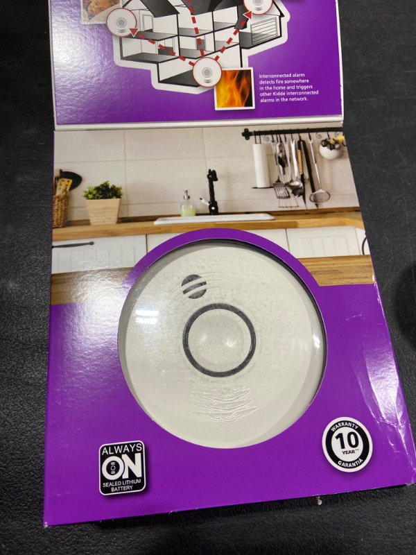 Photo 2 of Kidde Smoke & Carbon Monoxide Detector, Lithium Battery Powered, Interconnect Combination Smoke & CO Alarm, Voice Alert
