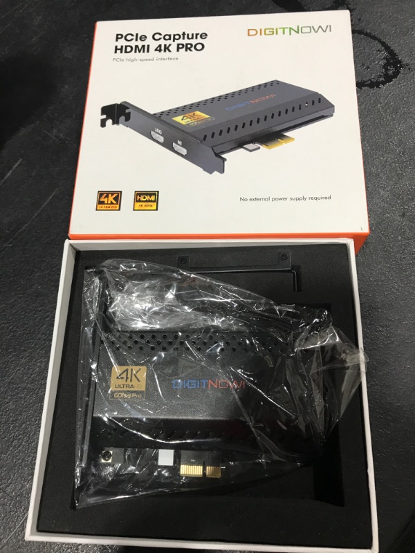 Photo 1 of DIGITNOW PCIe Capture Card 4Kp60 - Live Gamer 4K Video Capture Card with HDMI Input/Output, Ultra-Low Latency for Streaming and Recording Nintendo Switch, PS5, PS4, Xbox Series X/S, Xbox One X
