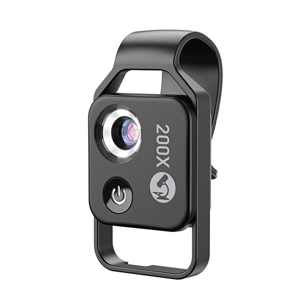 Photo 1 of APEXEL MS002 200X Professional Phone Microscope Lens with Universal Phone Clip CPL Lens for Plant Hair Skin Observation Jewelry Appraisal Electronics Industry Testing
