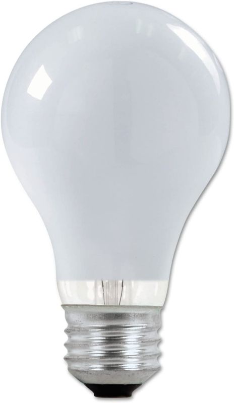 Photo 1 of 4 pack Satco S2406 43 Watt (60 Watt) 750 Lumens A19 Halogen Warm White 3000K Soft White Light Bulb, 2-Pack
