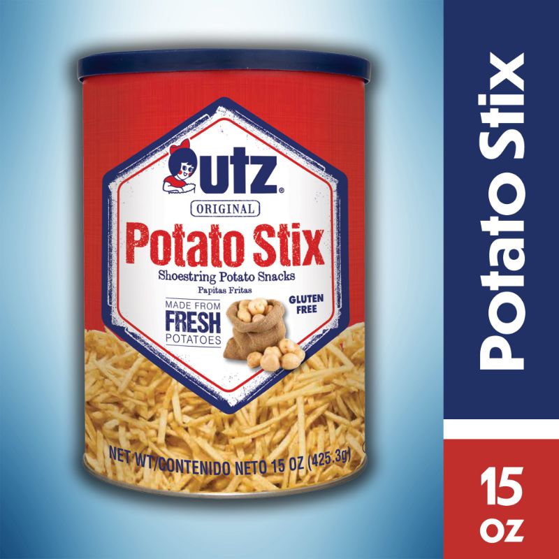 Photo 1 of 15 oz Utz Potato Stix Canister
expires 10/2022