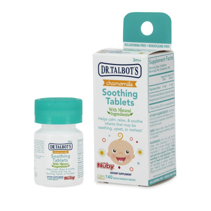 Photo 1 of 2 PACK Dr. Talbot's Chamomile Soothing Tablets, Quick Dissolve, 140 Count
expires 09/2024