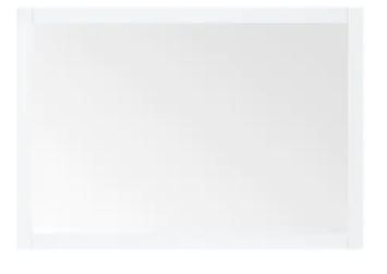 Photo 1 of 40 in. W x 28 in. H Framed Rectangular Bathroom Vanity Mirror in White
